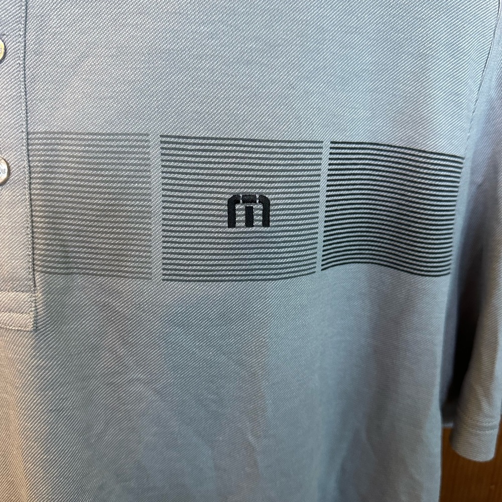 Travis Mathew Mens Gold Shirt. Size Large - Picture 3 of 7